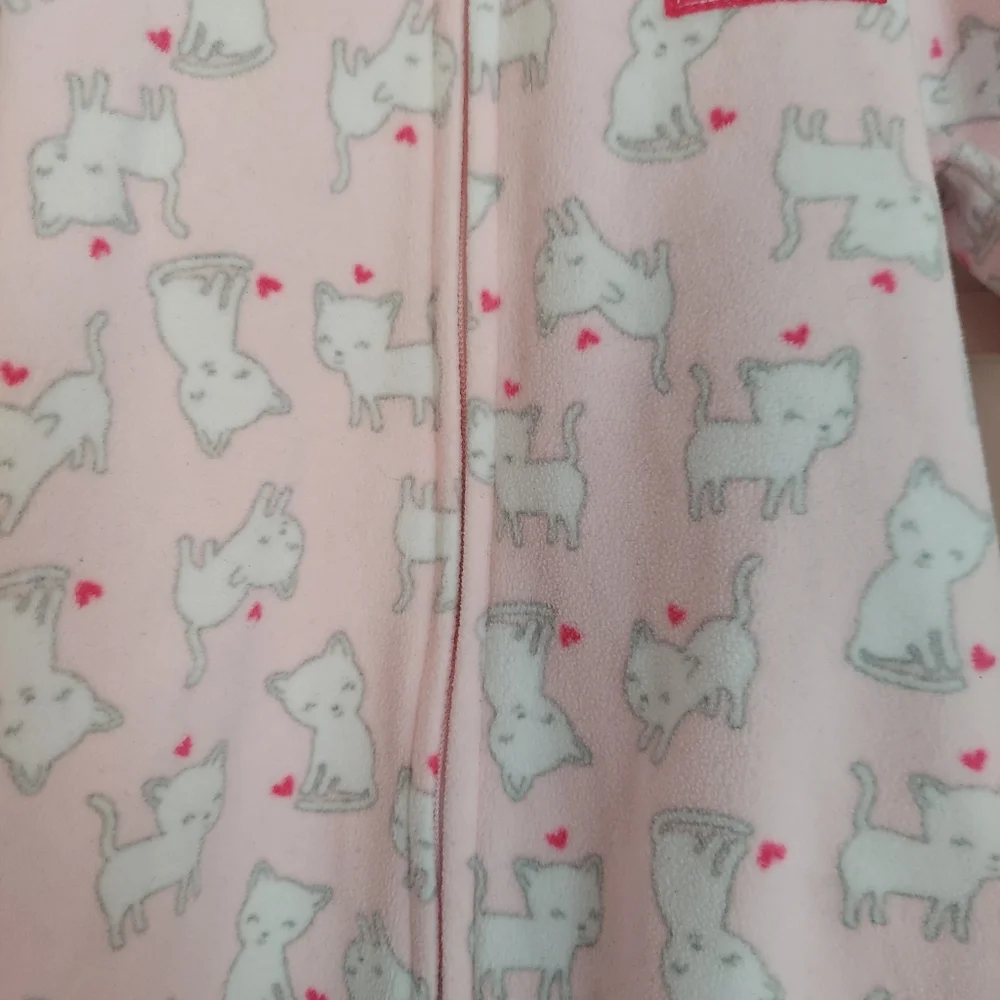 🎁 10/$25- Sleep Sack, 0-9 months,  pink cat print
